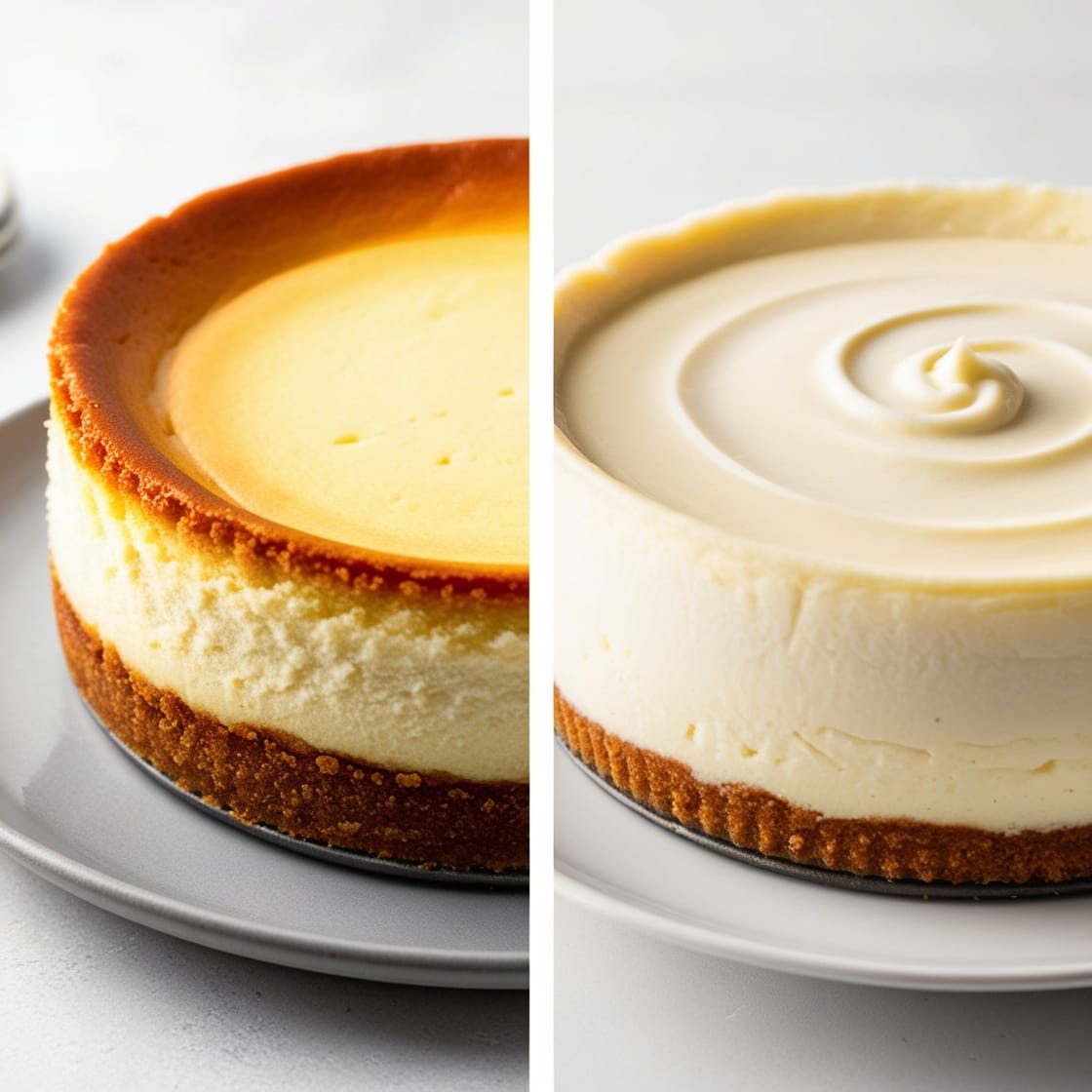 What’s the difference between New York and vanilla cheesecake?
