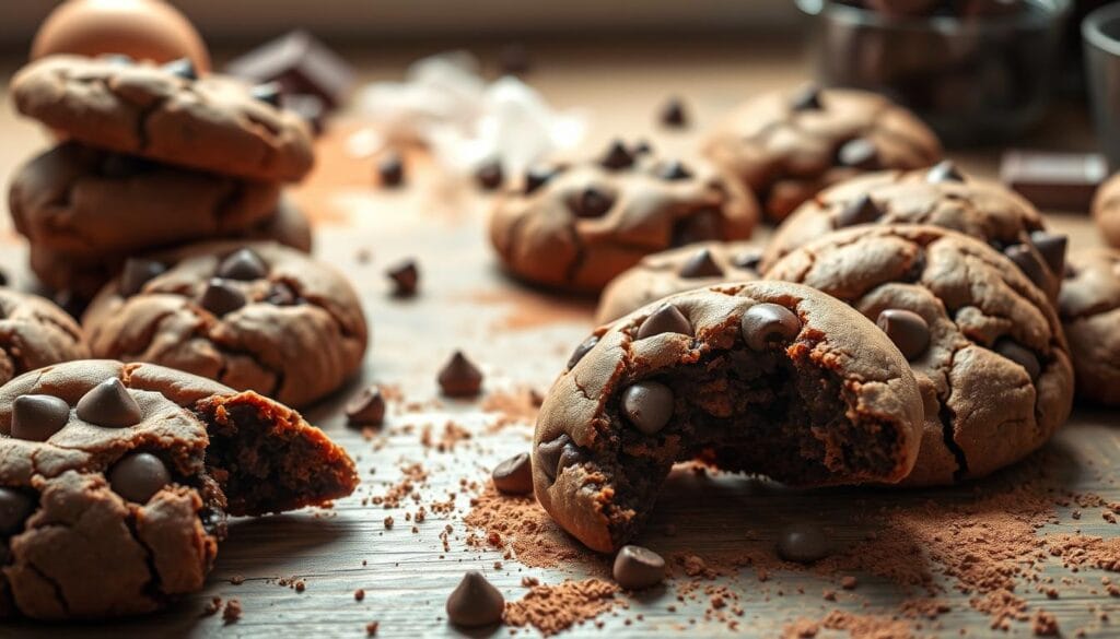 Chocolate cake mix cookies Chocolate cake mix cookies
