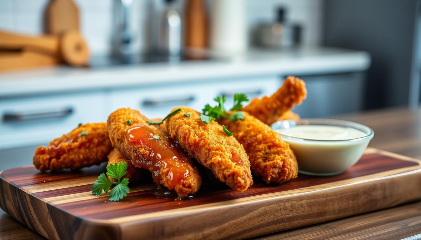 How to make crispy hot honey chicken tenders at home