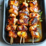 BBQ PINEAPPLE CHICKEN KABOBS