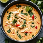 Crockpot Thai Coconut Chicken Soup