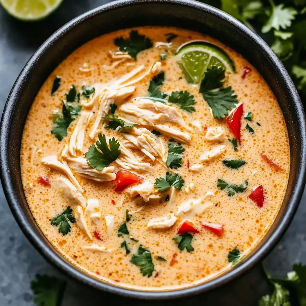 Crockpot Thai Coconut Chicken Soup –The Ultimate Cozy Slow-Cooker Escape