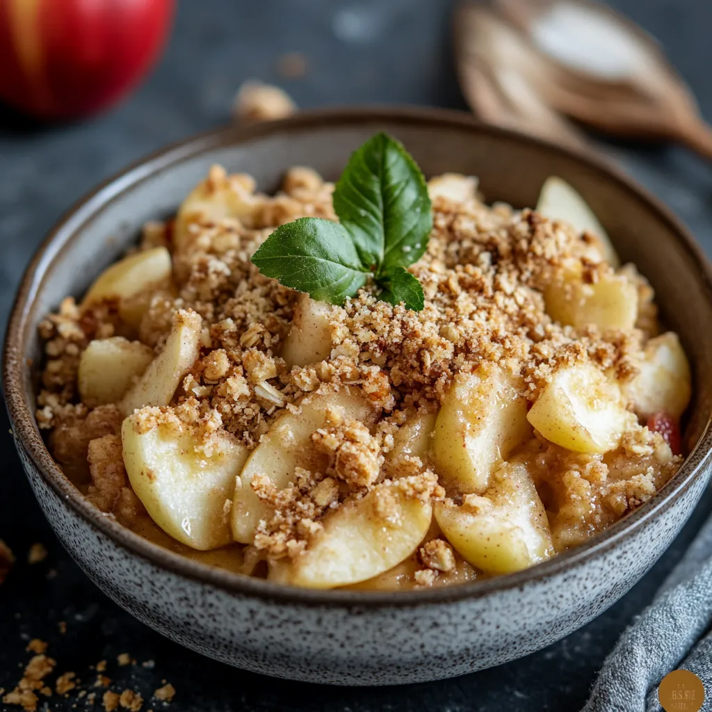 The BEST Apple Crumble (Quick & Easy)