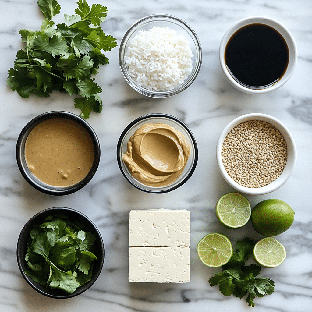 Sesame-Crusted Tofu with Coconut Rice: Crispy, Creamy & Perfect 3 Ingredients for Sesame-Crusted Tofu with Coconut Rice